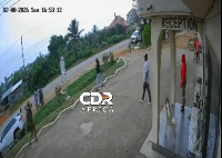 A screenshot of a scene from the incident