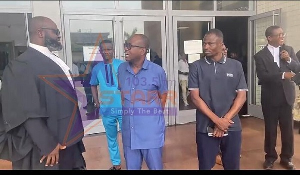 Former President of the Ghana Football Association (GFA), Kwasi Nyantakyi in court