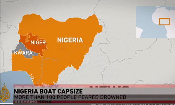 Al Jazeera reporter said the boat hit something in the water and then capsized