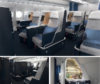 The new Business seat offers an unparalleled travel experience.