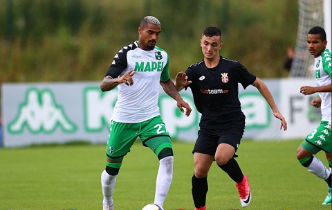 Kevin-Prince Boateng won a point for Sassuolo on Sunday