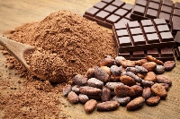 A photo of cocoa products