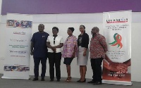 Some dignitaries at the launch of Leukaemia Arts and Photo exhibition launch