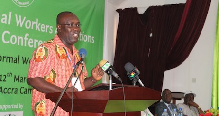 Dr Anthony Yaw Baah,  Secretary General of the Trades Union Congress (TUC)
