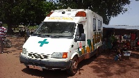 The ambulance that was donated