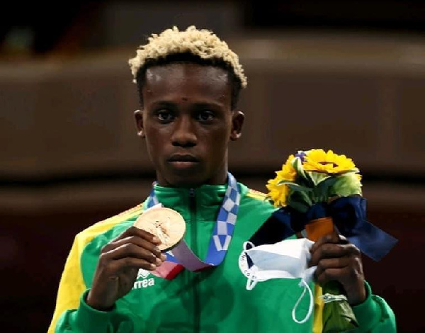 Olympic bronze medalist, Samuel Takyi