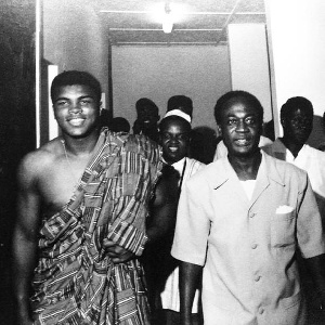 Muhammed Ali met Kwame Nkrumah