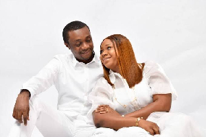 A file photo of Nathaniel Bassey and wife