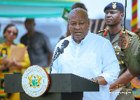 John Dramani Mahama is the President of Ghana