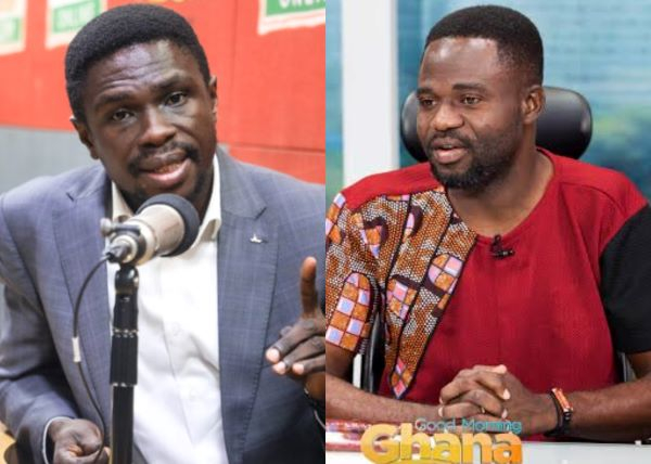 OSP's Sammy Darko (L) and Investigative Journalist Manasseh Azure (R)