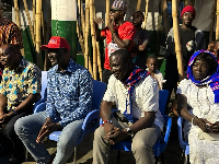 Eastern Regional Chairman of the New Patriotic Party (NPP), Jeff Konadu Addo presented the items