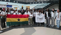 The team departed from Accra International Airport over the weekend