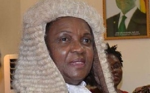 Outgoing Chief Justice, Georgina Theodora Wood