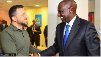 Ukrainian President Volodymyr Zelensky met Kenyan President William Ruto at the UN General Assembly