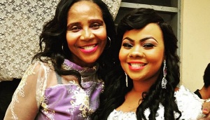 Gifty Osei and her mother