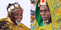 Yaa Naa Mahama Abukari II (left) and Yagbonwura Bii-Kunuto Jewusoale (right)