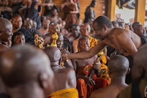 Otumfuo and Nana Samgba Gyafla II