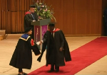 Emmanuel Armah-Kofi Buah receiving his award in London