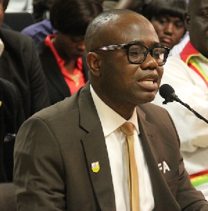 Newly confirmed FA boss, Kwesi Nyantakyi