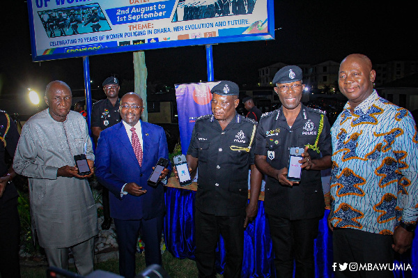 Dr Bawumia, the IGP, Ambrose Dery and some other officials at the event