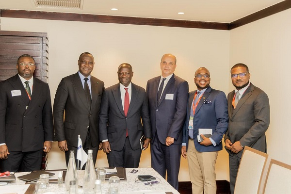 The bilateral discussions took place on the opening day of the Invest in Africa Mining Indaba