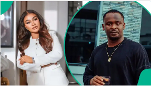 Rachael Okonkwo reacts after Zubby Michael brings up her wealth and marriage