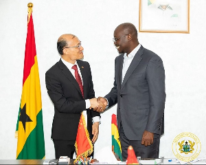 Dr Cassiel Ato Forson (R) And Chinese Ambassador To Ghana, H.E. Tong Defa G HCrV3XYAACKHZ