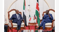 Gen Burhan and Kenya's President Ruto met on Monday
