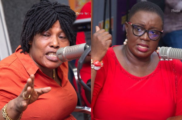 Ellen Ama Daaku (R) says Nana Yaa Jantuah (L) isnt a top government official