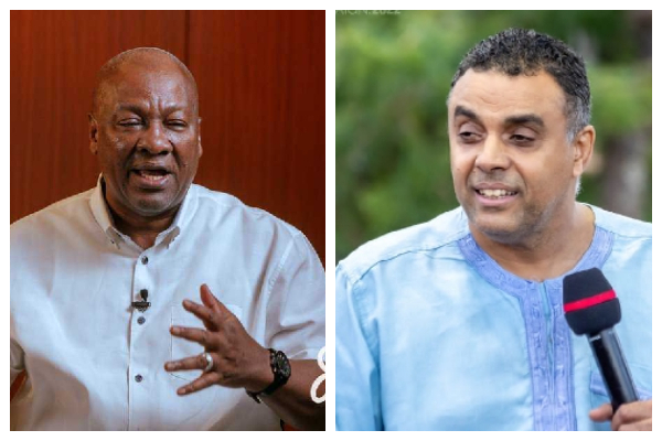 President John Dramani Mahama and Dag Heward-Mills