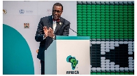 President of the African Development Bank Akinwumi Adesina speaks at the Africa Climate Summit