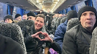 Maria Kolesnikova and 113 other prisoners were transported to Ukraine from Belarus