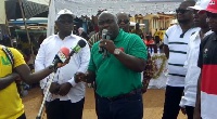 Julius Debrah, Chief of Staff on one of his campaign tour