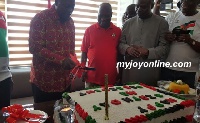 President Mahama, Allotey Jacobs and other executives of the NDC