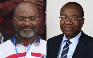 Kennedy Agyapong, MP for Assin Central and Kwesi Nyantakyi