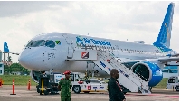 Air Tanzania's Airbus A220 plane