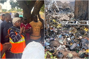 Scene For Fire At Salaga