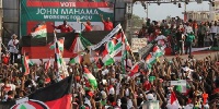 Mammoth of crowd at National Democratic Congress's campaign ground