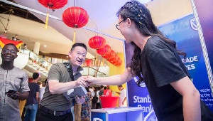 Simon Onia (left) and Shuyan Tang (right) Relationship Managers of the Stanbic Chinese Desk