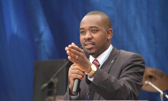 Citizens Coalition For Change (CCC) leader Nelson Chamisa