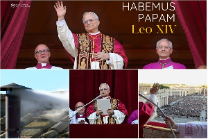 Scenes from the Vatican on May 8, 2025 (Credit: Vatican News)