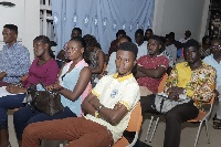 File photo; A section of the youth during a seminar