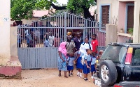 Parents rushed to pick thier children from school during the scuffle