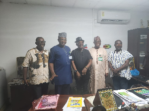 MUSIGA President Bessa Simons with the delegation
