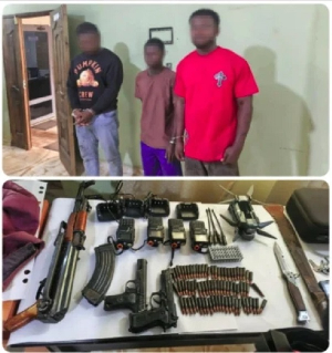 Three young men are in the custody of the Ahafo Regional Command of the Ghana Police Service