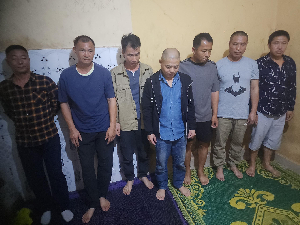 The nine Chinese nationals include two females