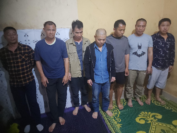 The nine Chinese nationals include two females