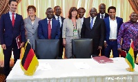 The signing of two seperate memorandum of understanding was witnessed by the Veep, Bawumia
