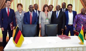 The signing of two seperate memorandum of understanding was witnessed by the Veep, Bawumia