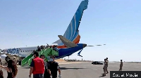 The Flydubai plane was diverted to Saudi Arabia after passengers managed to take back control